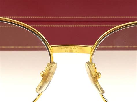 cartier glasses bagatelle|New Cartier Wood Bagatelle Round Gold and Precious .